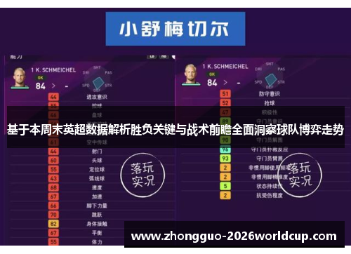 基于本周末英超数据解析胜负关键与战术前瞻全面洞察球队博弈走势